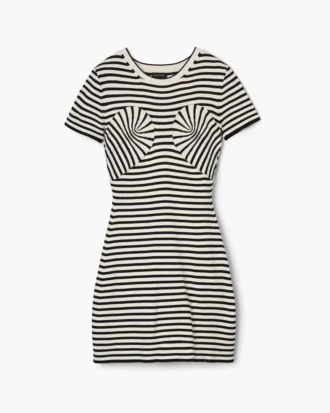 Abito in maglia con cuciture