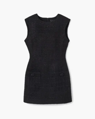 Abito scultoreo in tweed