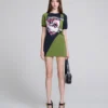 Abito T-shirt attillato