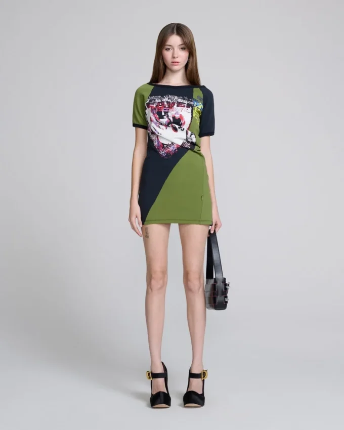 Abito T-shirt attillato