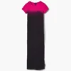 Abito t-shirt corto con effetto ombré Abito t-shirt corto con effetto ombré