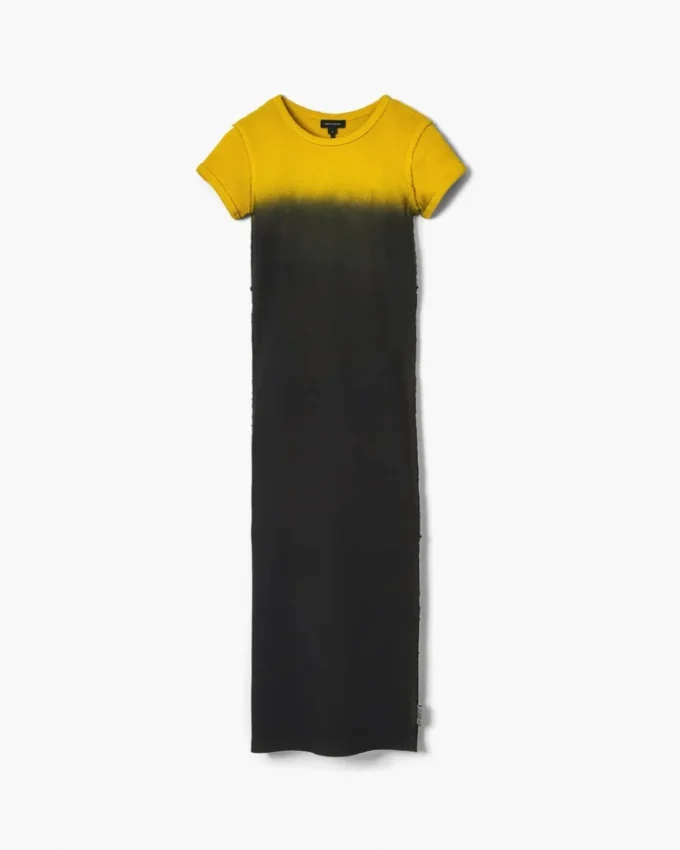 Abito t-shirt corto con effetto ombré Abito t-shirt corto con effetto ombré