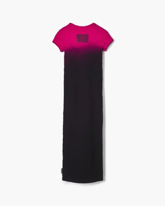Abito t-shirt corto con effetto ombré Abito t-shirt corto con effetto ombré