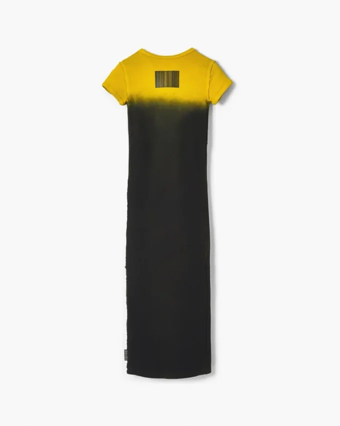 Abito t-shirt corto con effetto ombré Abito t-shirt corto con effetto ombré