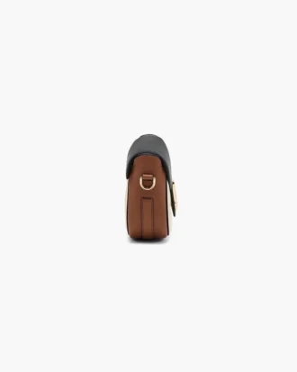 Borsa a tracolla Colorblock Pebble