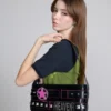 Borsa a tracolla con cintura in pelle