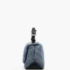 Borsa a tracolla convertibile in denim trapuntato