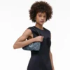 Borsa a tracolla convertibile The Snapshot in denim trapuntato