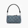 Borsa a tracolla convertibile The Snapshot in denim trapuntato