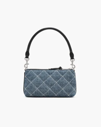 Borsa a tracolla convertibile The Snapshot in denim trapuntato