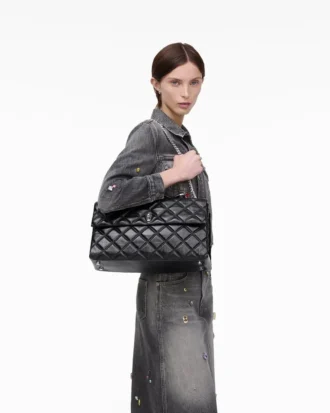 Borsa a tracolla convertibile XL trapuntata