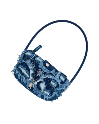 Borsa a tracolla in denim