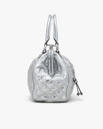 Borsa Stam in pelle metallizzata trapuntata, riedizione Borsa Stam in pelle metallizzata trapuntata, riedizione