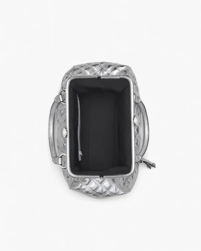 Borsa Stam in pelle metallizzata trapuntata, riedizione Borsa Stam in pelle metallizzata trapuntata, riedizione