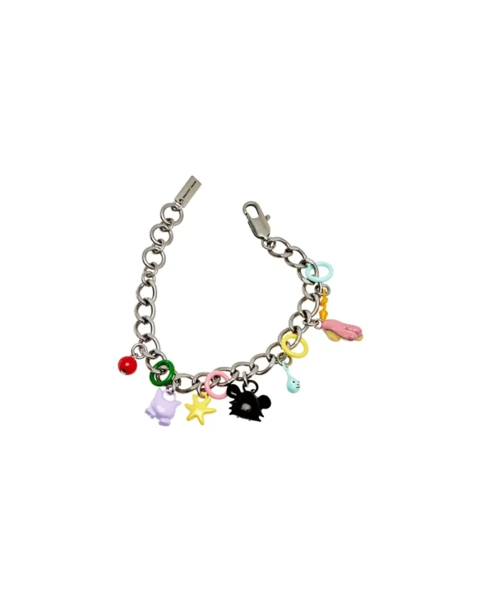 Bracciale con ciondoli a forma di personaggi