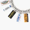 Bracciale con ciondoli targhe automobilistiche delle città Bracciale con ciondoli targhe automobilistiche delle città