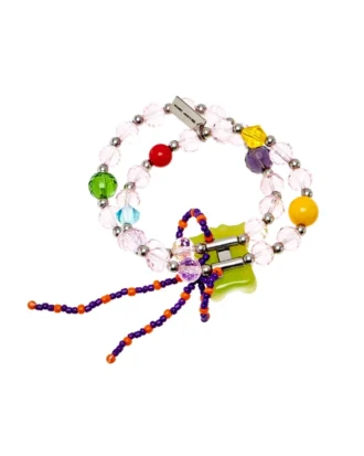 Bracciale elastico con orsetto gommoso