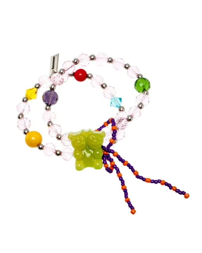 Bracciale elastico con orsetto gommoso