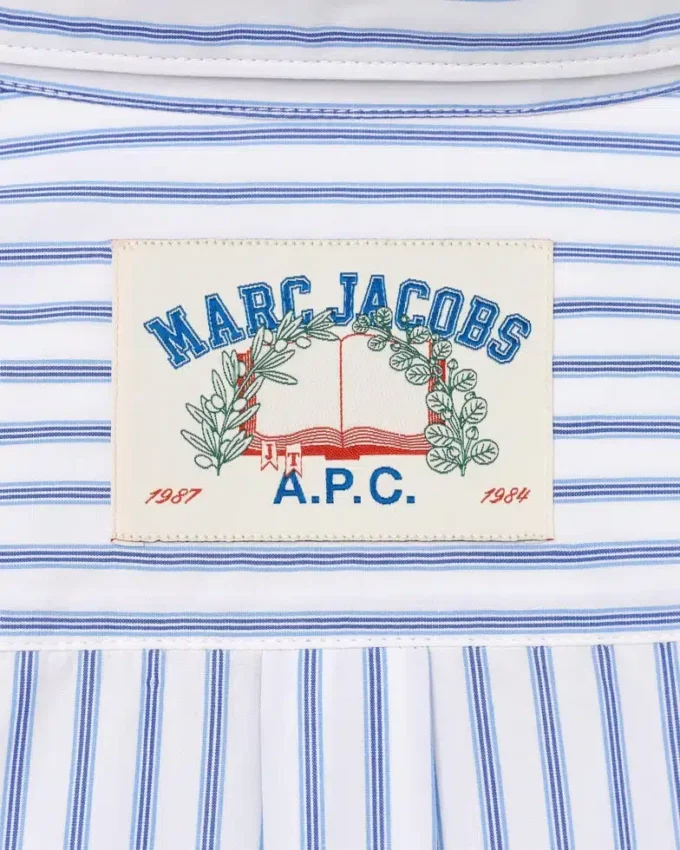 Camicia a righe A.P.C. X Marc Jacobs