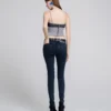 Canotta sportiva con corsetto in rete