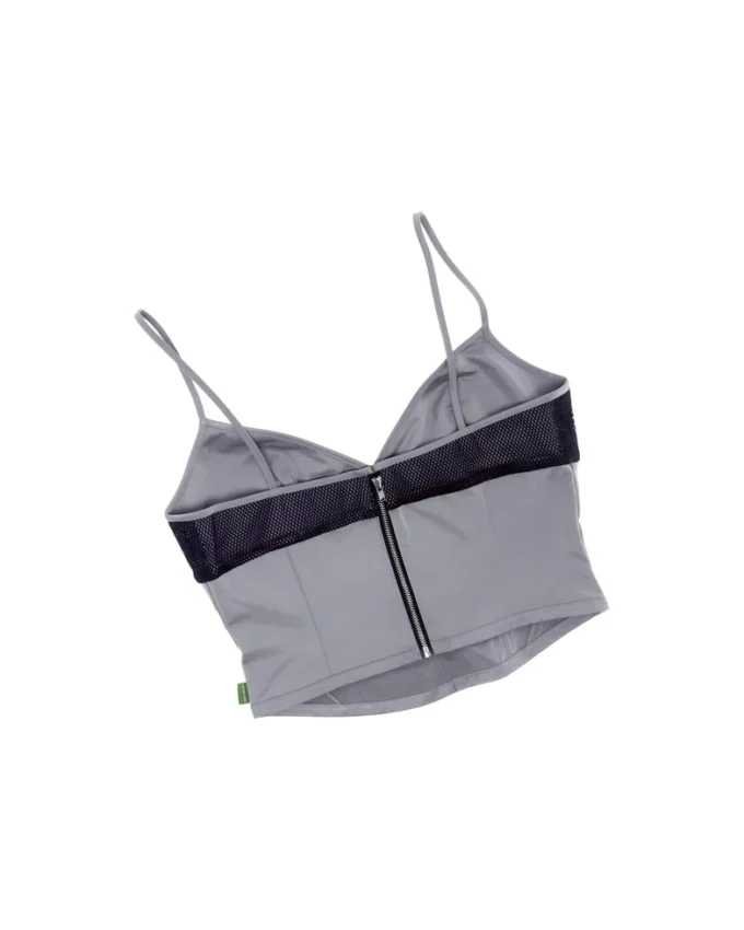 Canotta sportiva con corsetto in rete