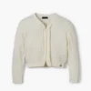 Cardigan con ganci e occhielli Cardigan con ganci e occhielli