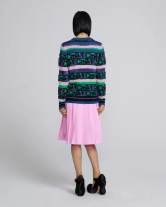 Cardigan con logo Loopy