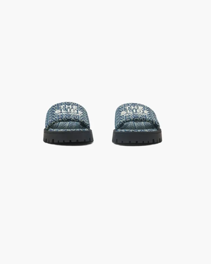 Ciabatta con suola Monogram Lug in denim Ciabatta con suola Monogram Lug in denim