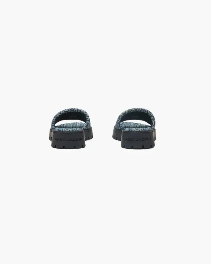 Ciabatta con suola Monogram Lug in denim Ciabatta con suola Monogram Lug in denim