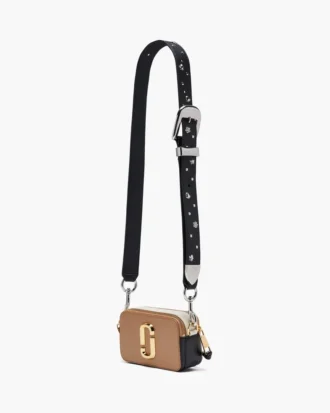 Cinturino in pelle con borchie Mini Icon