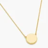 Collana con pendente a bottone Collana con pendente a bottone
