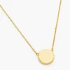 Collana con pendente a bottone Collana con pendente a bottone