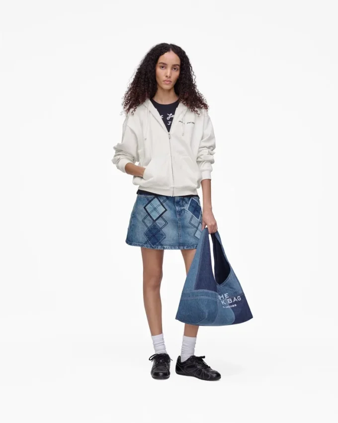 David Shrigley X Marc Jacobs Felpa con cappuccio e zip Joy Of Falling David Shrigley X Marc Jacobs Felpa con cappuccio e zip Joy Of Falling