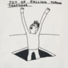 David Shrigley X Marc Jacobs Felpa con cappuccio e zip Joy Of Falling David Shrigley X Marc Jacobs Felpa con cappuccio e zip Joy Of Falling