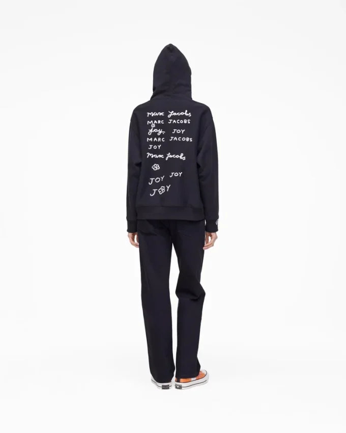 David Shrigley X Marc Jacobs Felpa con cappuccio Joy Daisy David Shrigley X Marc Jacobs Felpa con cappuccio Joy Daisy