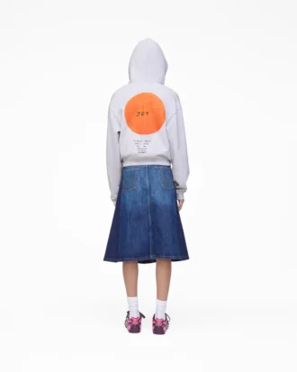 David Shrigley X Marc Jacobs Felpa con cappuccio Joy Dot