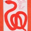 David Shrigley X Marc Jacobs Sciarpa in lana con motivo serpente David Shrigley X Marc Jacobs Sciarpa in lana con motivo serpente
