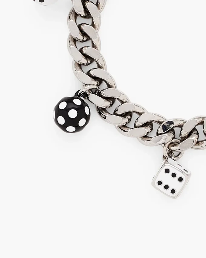 Derrick Adams X Marc Jacobs Bracciale con ciondoli a forma di dadi Derrick Adams X Marc Jacobs Bracciale con ciondoli a forma di dadi