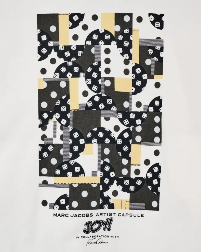 Derrick Adams X Marc Jacobs Felpa con cappuccio e zip Patchwork Dice Derrick Adams X Marc Jacobs Felpa con cappuccio e zip Patchwork Dice
