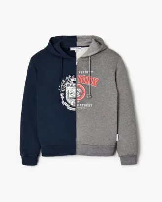 Felpa con cappuccio e zip A.P.C. X Marc Jacobs Split Crest