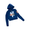 Felpa con cappuccio e zip aderente Icegirl