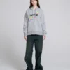 Felpa con cappuccio e zip Angry For Love