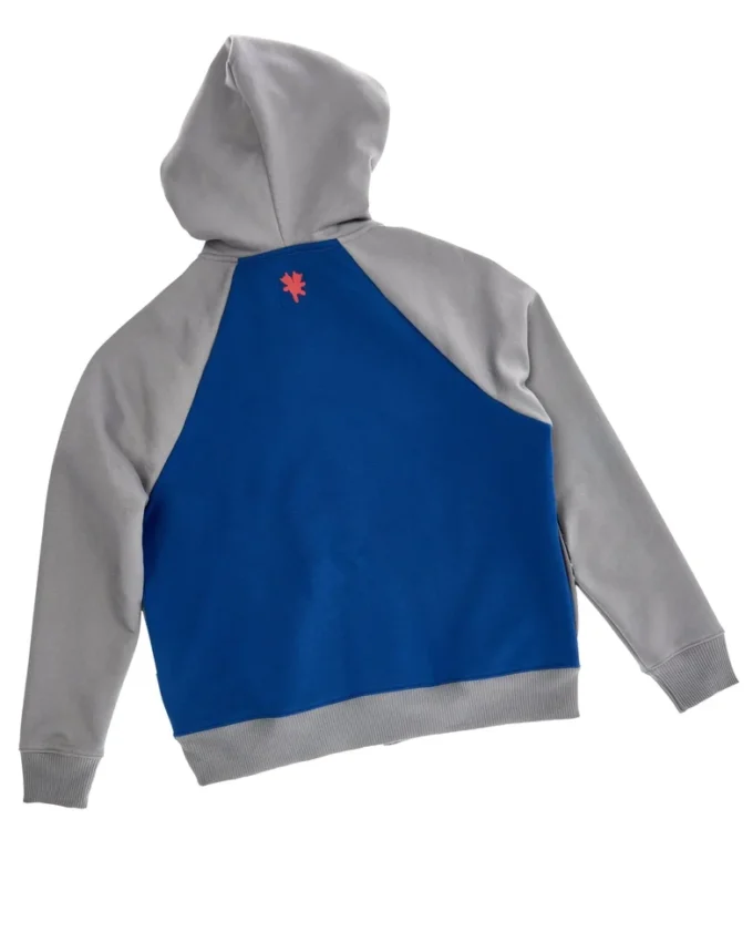 Felpa con cappuccio e zip David Rappeneau