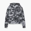 Felpa con cappuccio e zip Marc Camo Felpa con cappuccio e zip Marc Camo