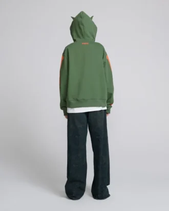 Felpa con cappuccio e zip Skeleton