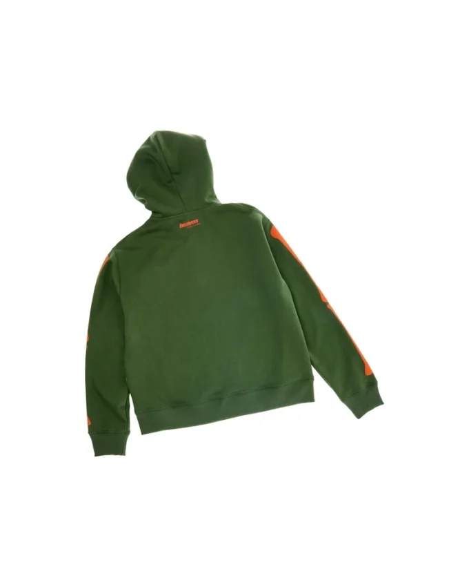 Felpa con cappuccio e zip Skeleton