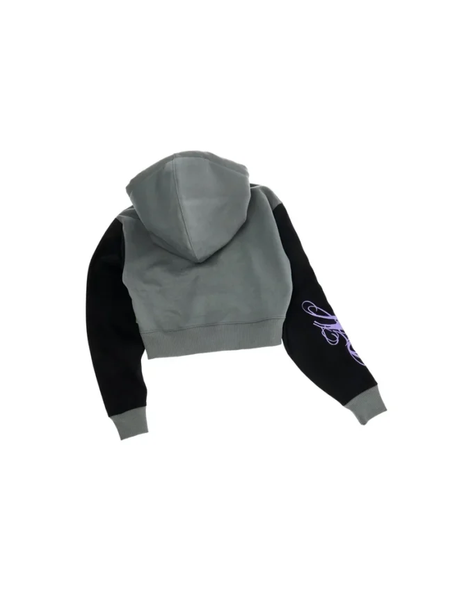 Felpa con cappuccio e zip Take My Heart