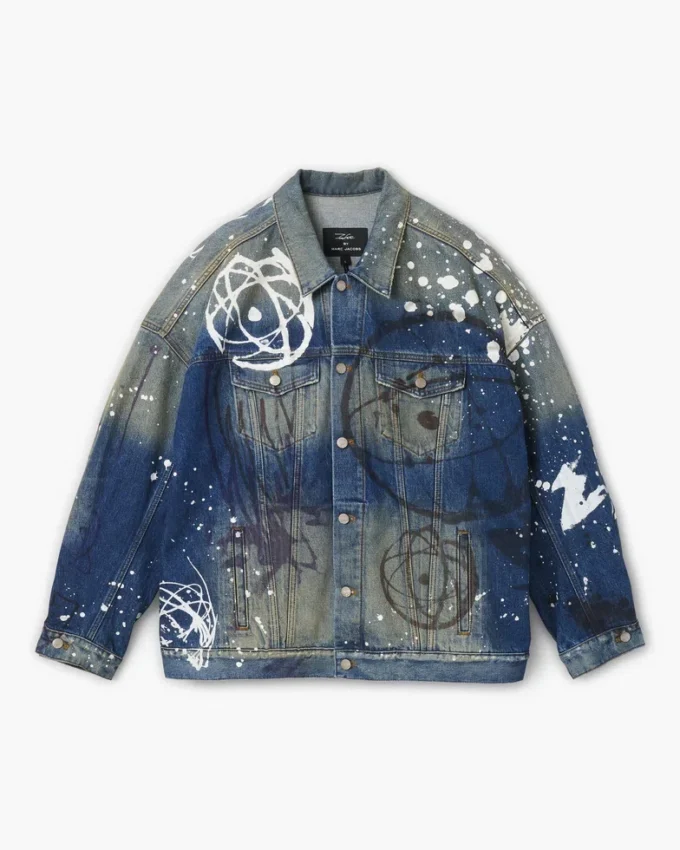 Futura x Marc Jacobs Painted Denim Big Trucker Futura x Marc Jacobs Painted Denim Big Trucker