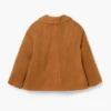Giacca Doll in pelle scamosciata