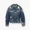 Giacca in denim con pieghe Rip And Repair Giacca in denim con pieghe Rip And Repair